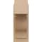 Ekena Millwork 8-in W x 12-in D x 20-in H Funston Block Rough Cedar Woodgrain TimberThane Outlooker, Primed Tan OUTUR080X12X20FST44RCPR - alternate 4